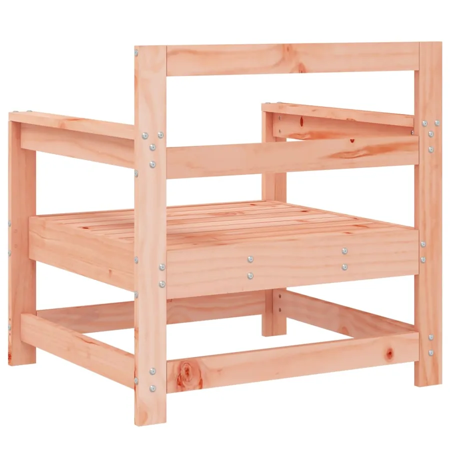Chaises de jardin lot de 2 cm bois massif douglas - 5