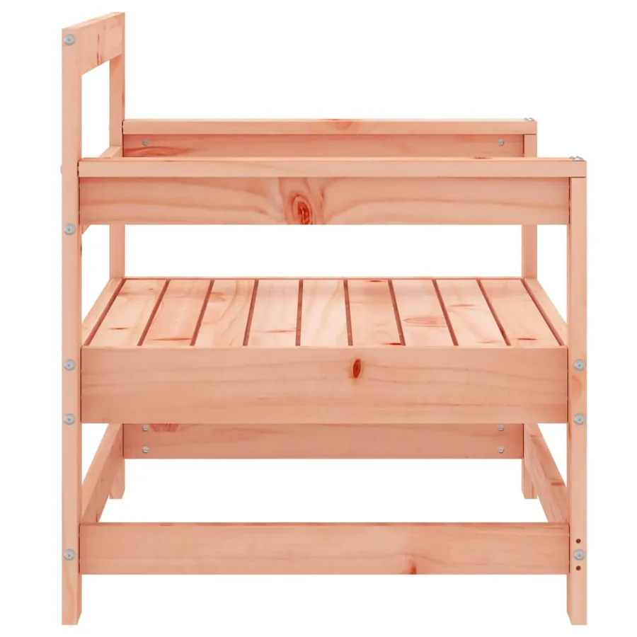 Chaises de jardin lot de 2 cm bois massif douglas - 6