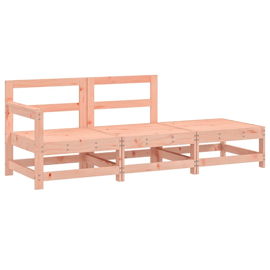 Salon de jardin 3 pcs bois massif douglas - 2