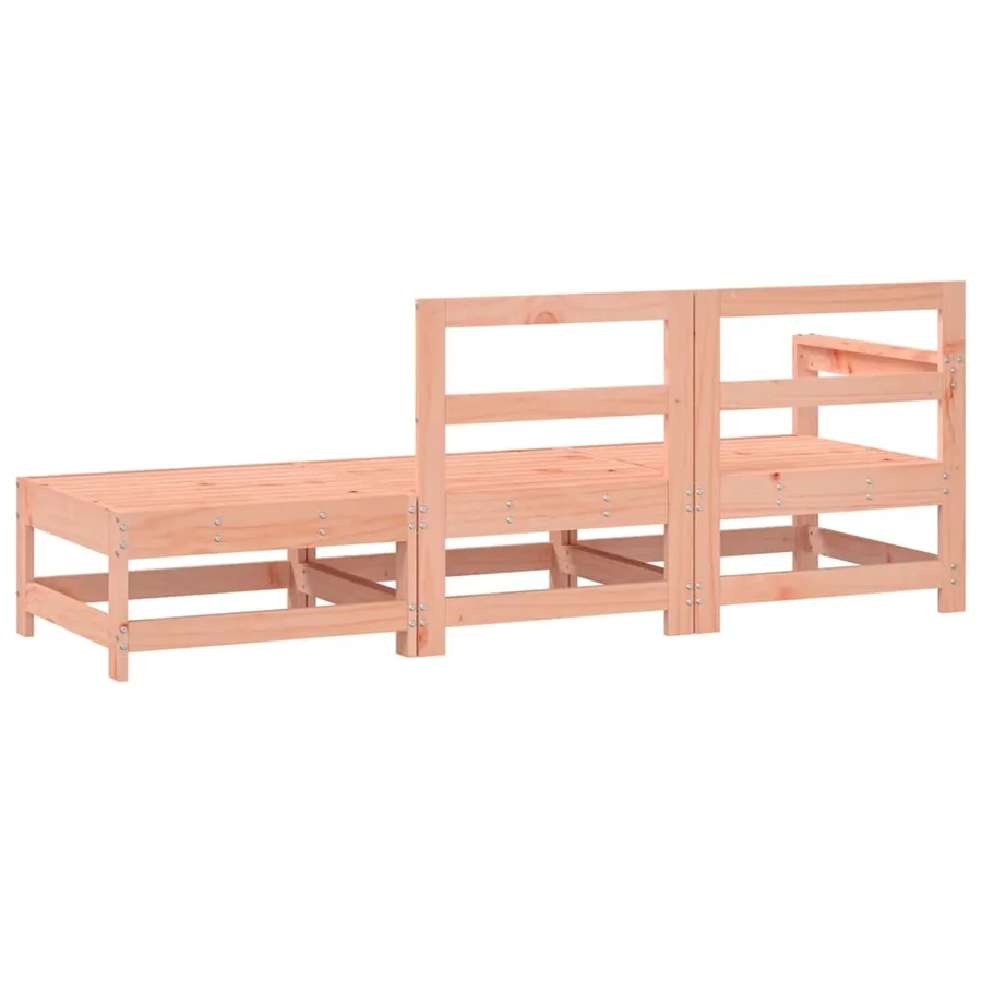 Salon de jardin 3 pcs bois massif douglas - 6