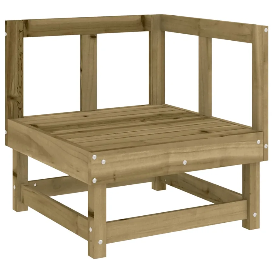 Salon de jardin 5 pcs bois de pin imprégné - 4