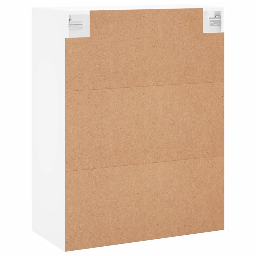 Armoires murales 2 pcs blanc bois d'ingénierie - 8