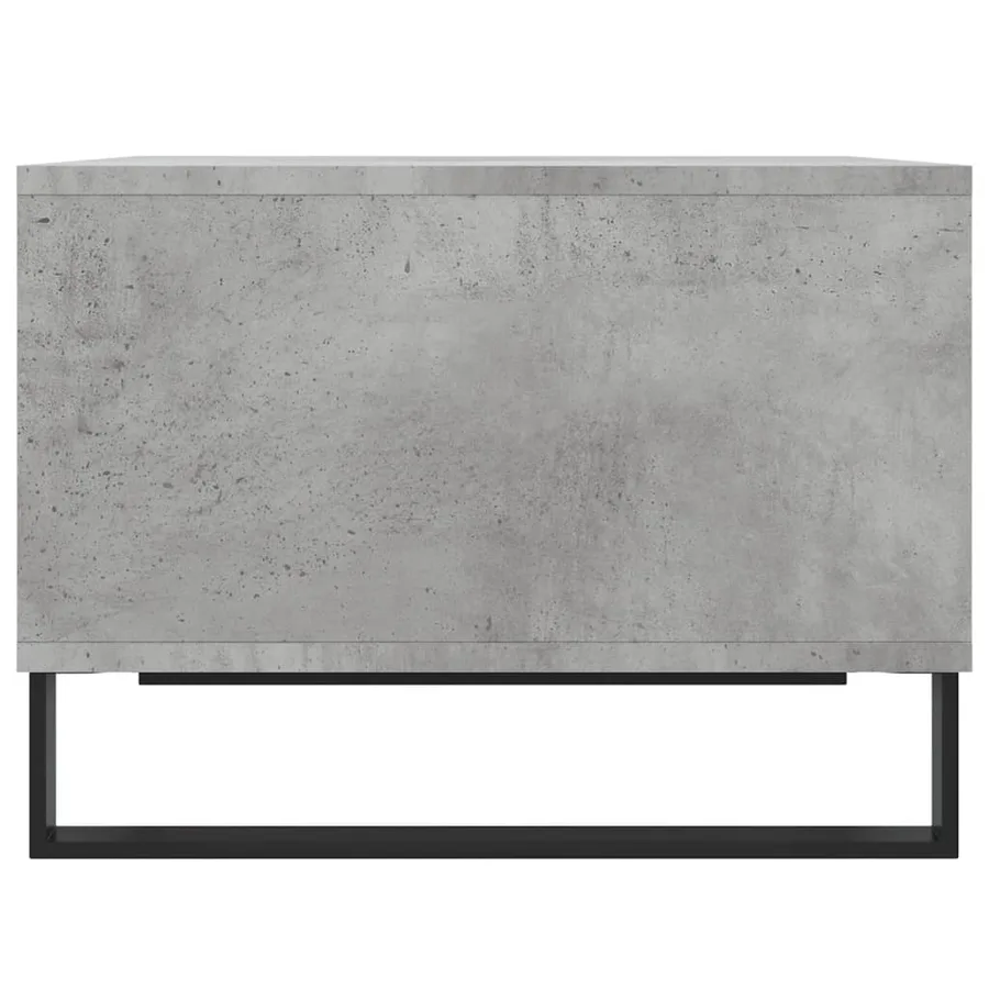 Table basse Gris béton 60x50x36,5 cm Bois d'ingénierie - 5