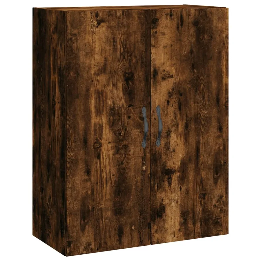Armoires murales 2 pcs chêne fumé bois d'ingénierie - 5
