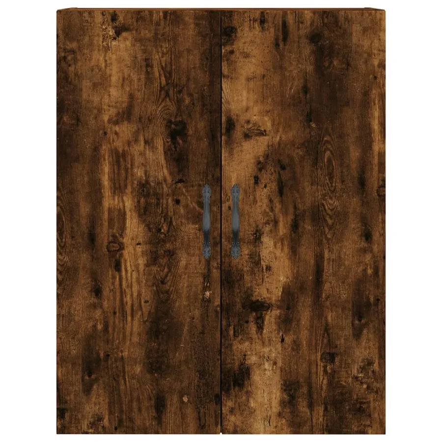 Armoires murales 2 pcs chêne fumé bois d'ingénierie - 6