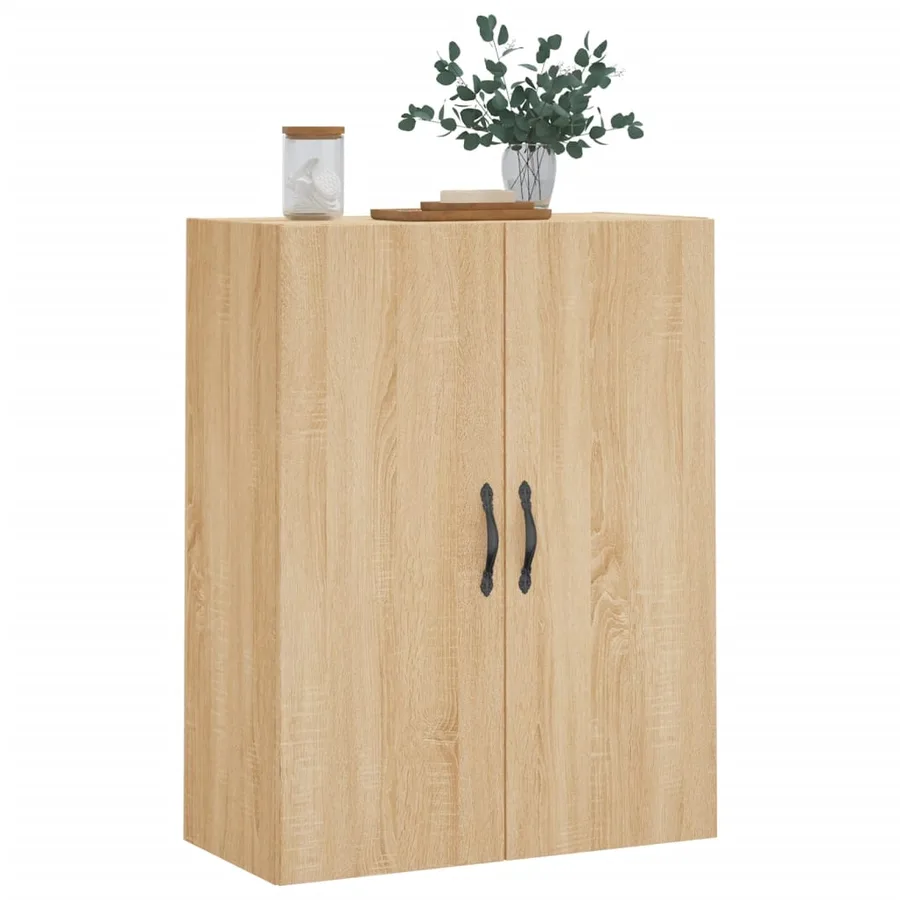 Armoire murale chêne sonoma 69,5x34x90 cm bois d'ingénierie - 4