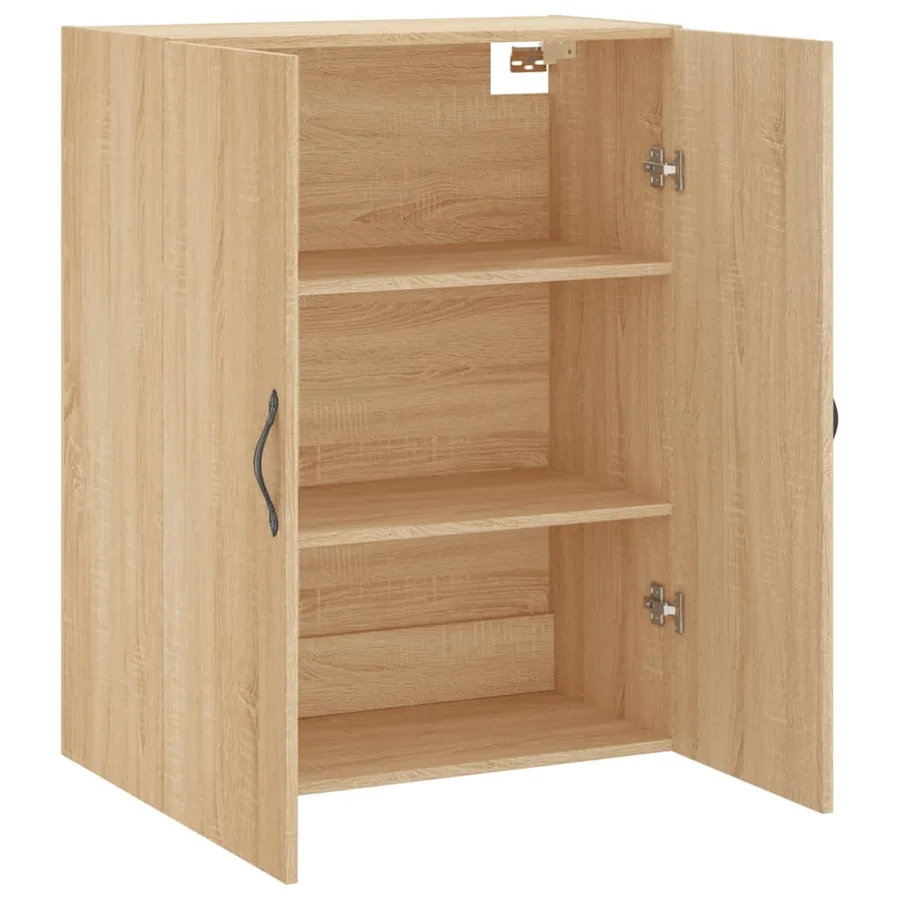 Armoire murale chêne sonoma 69,5x34x90 cm bois d'ingénierie - 6