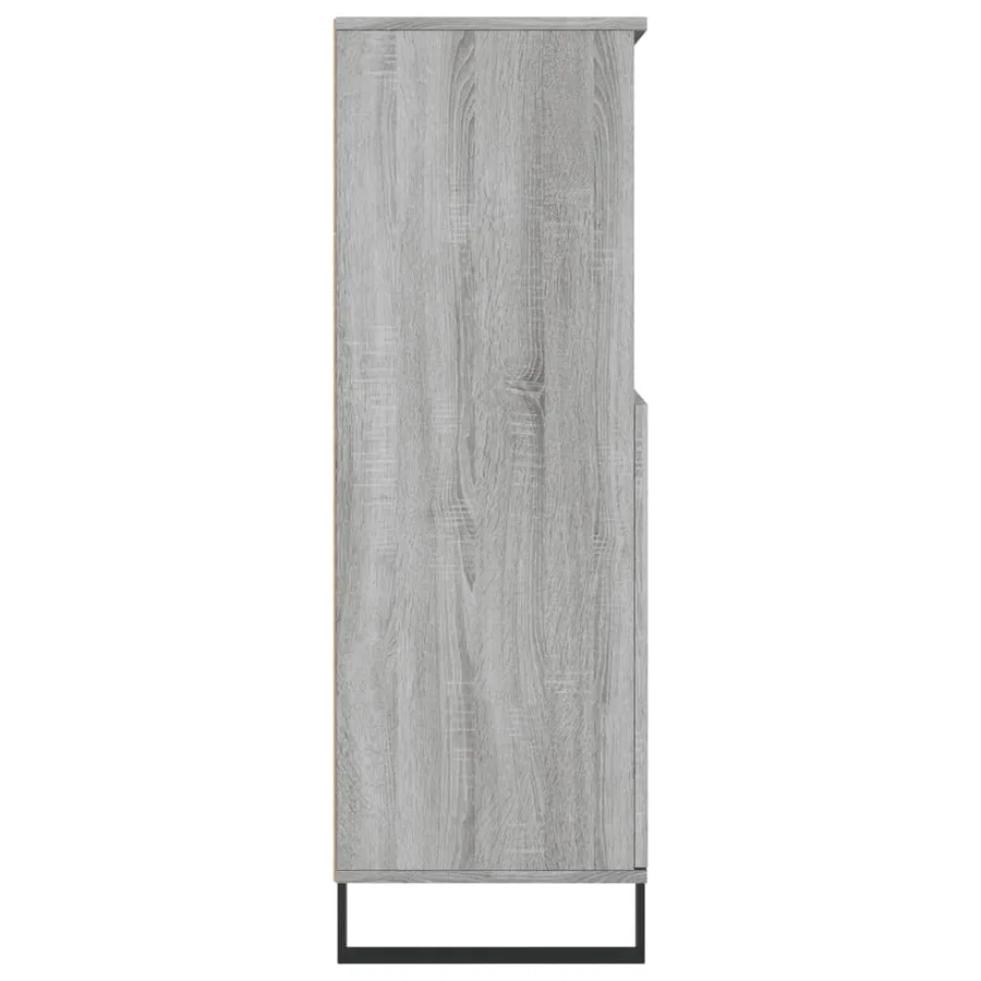 Buffet haut Sonoma gris 60x36x110 cm Bois d'ingénierie - 7