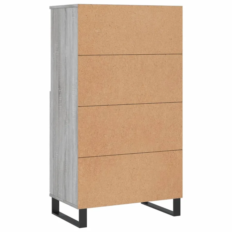 Buffet haut Sonoma gris 60x36x110 cm Bois d'ingénierie - 8
