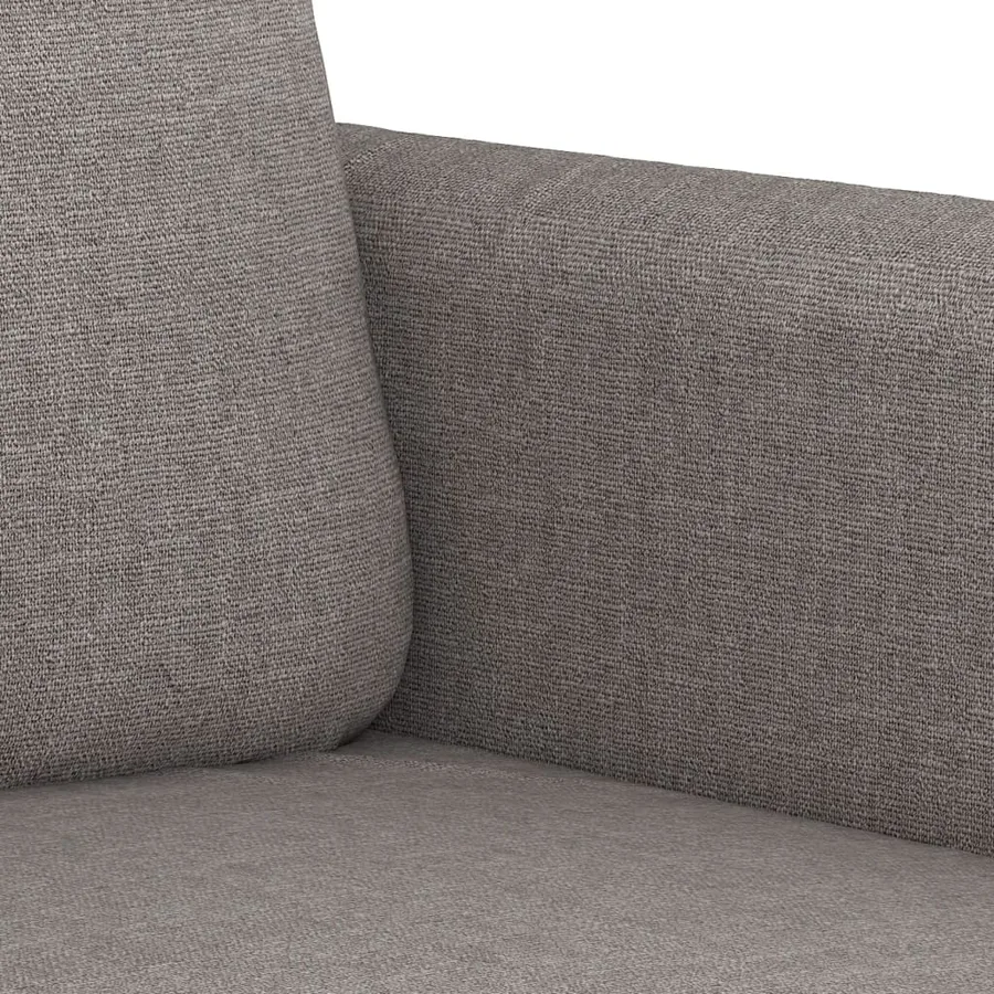 Ensemble de canapés 4 pcs avec coussins taupe tissu - 7