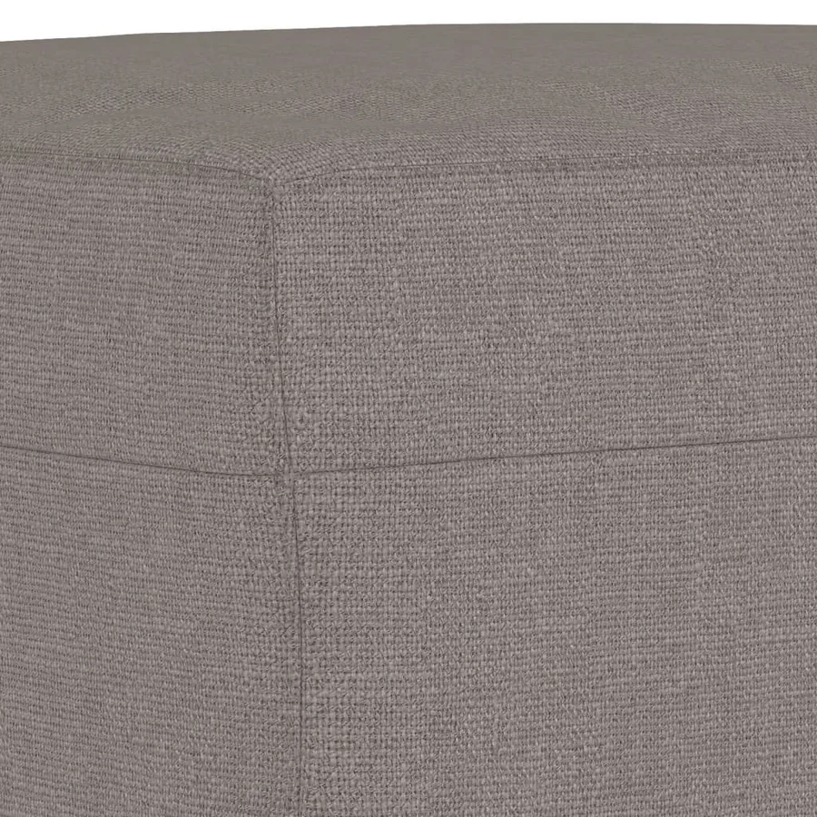 Ensemble de canapés 4 pcs avec coussins taupe tissu - 8