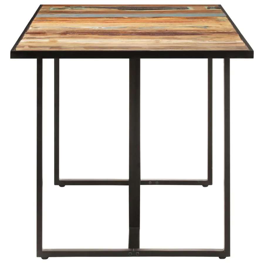 Table de salle à manger 200 cm Bois de récupération massif - 3