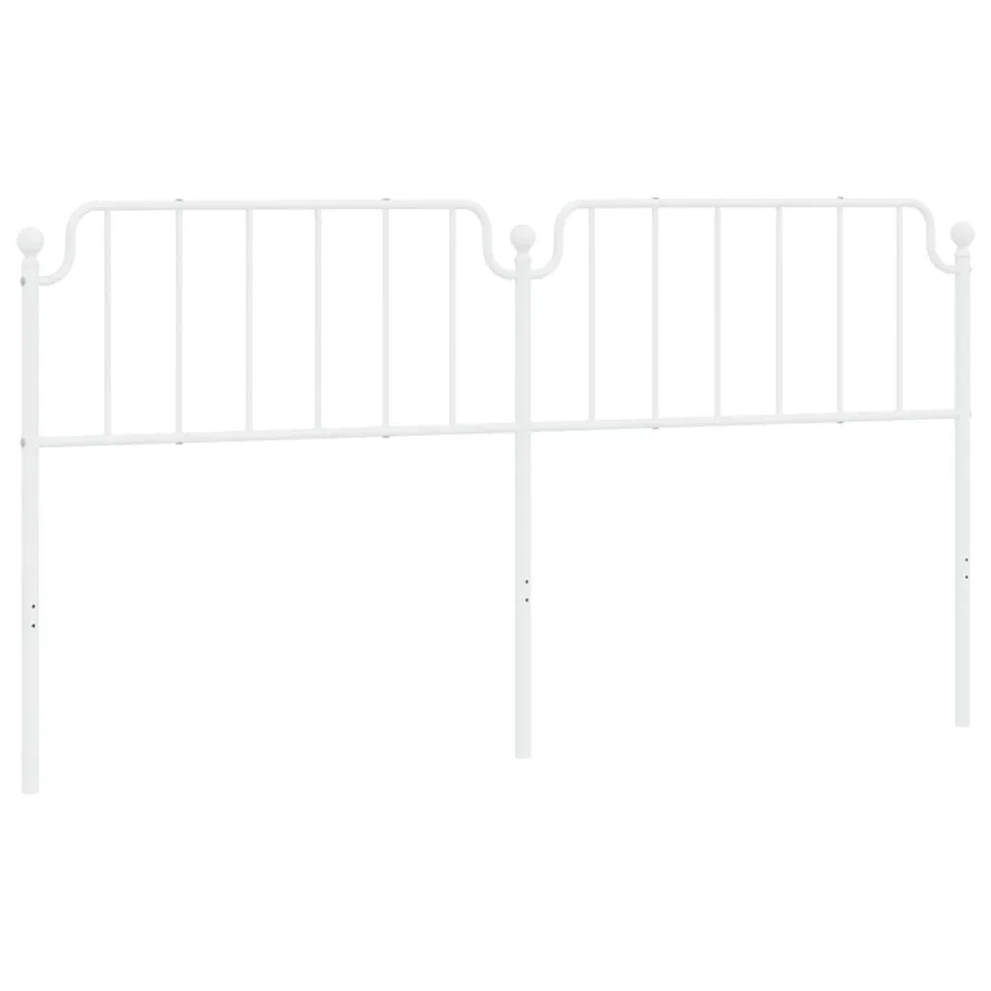 Tête de lit de remplacement métal blanc 200 cm - 2