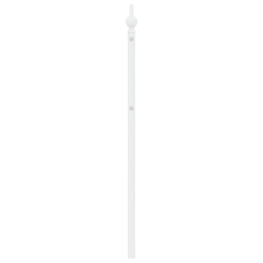 Tête de lit de remplacement métal blanc 200 cm - 4