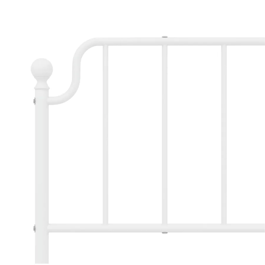 Tête de lit de remplacement métal blanc 200 cm - 5