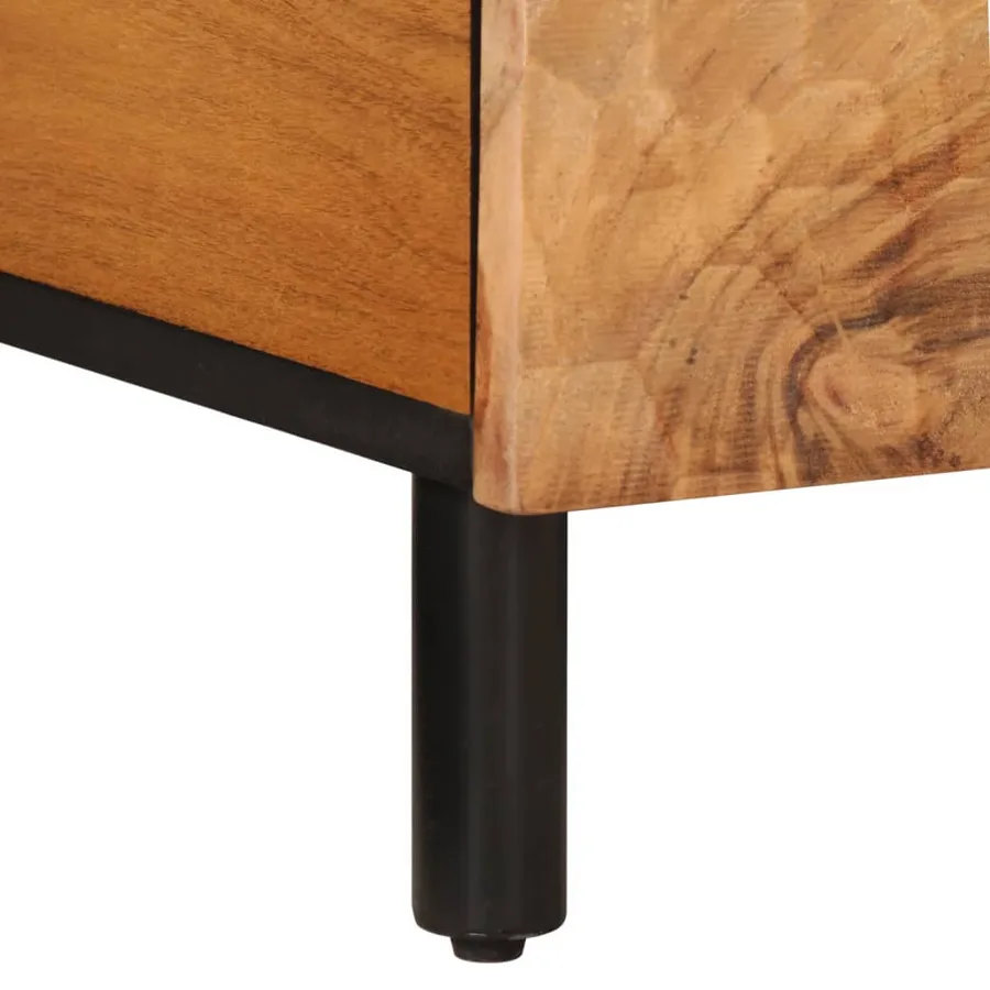 Table basse 100x54x40 cm bois massif d'acacia - 10