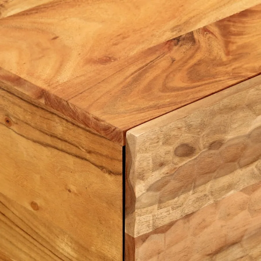 Table basse 100x54x40 cm bois massif d'acacia - 8
