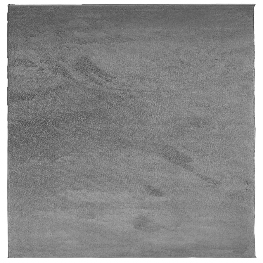 Tapis OVIEDO à poils courts anthracite 120x120 cm - 2