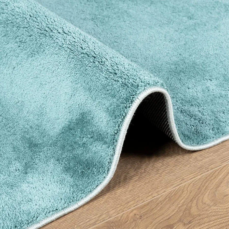 Tapis OVIEDO à poils courts vert 200x280 cm - 6