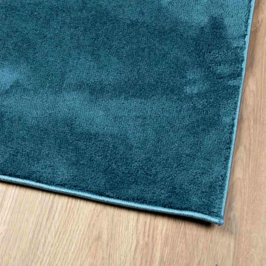 Tapis OVIEDO à poils courts turquoise 200x280 cm - 4