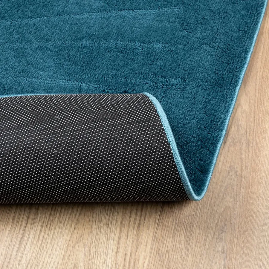 Tapis OVIEDO à poils courts turquoise 200x280 cm - 5