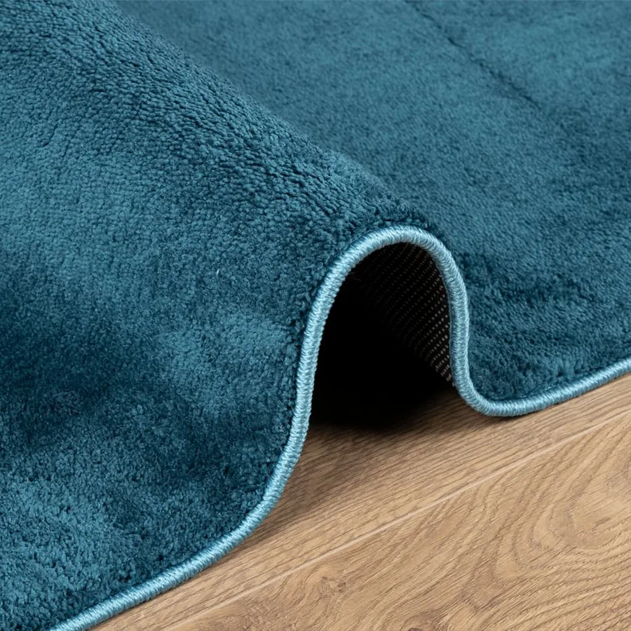 Tapis OVIEDO à poils courts turquoise 200x280 cm - 6