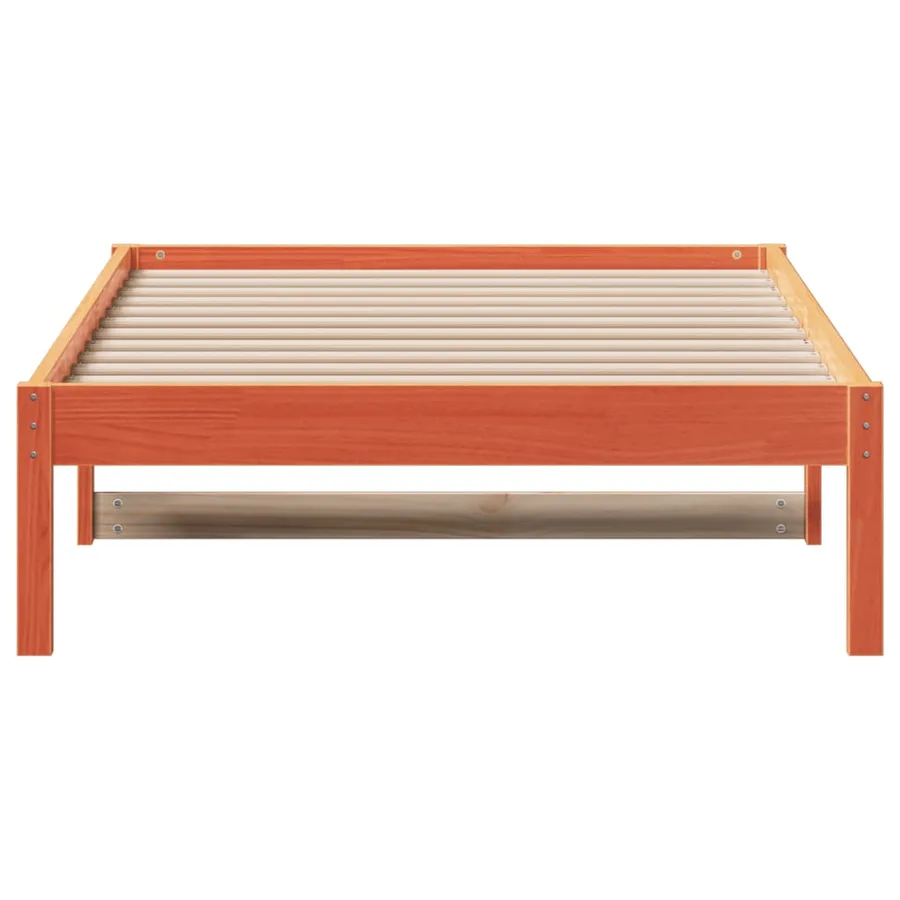 Lit de jour sans matelas cire marron 90x200 cm bois pin massif - 4