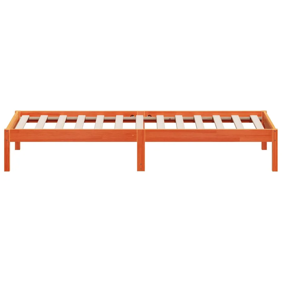 Lit de jour sans matelas cire marron 90x200 cm bois pin massif - 5