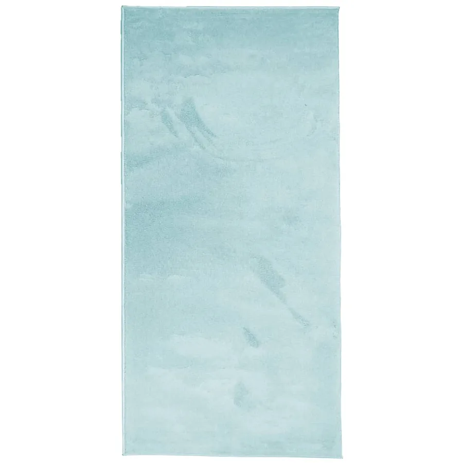 Tapis OVIEDO à poils courts vert 100x200 cm - 2
