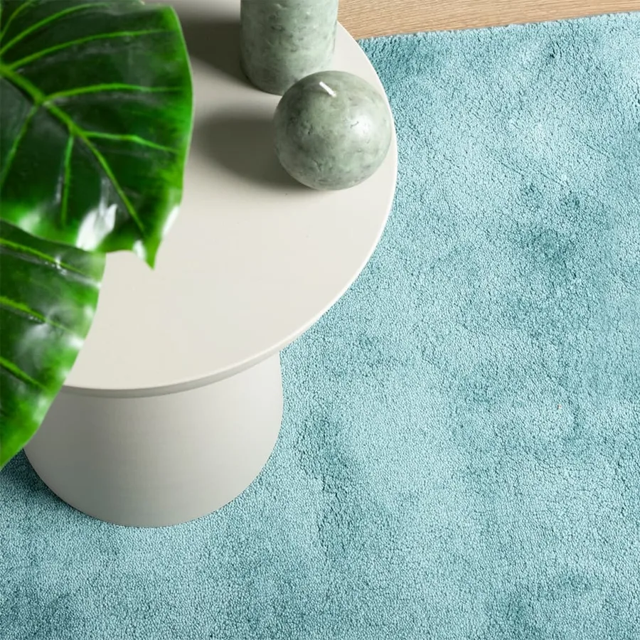 Tapis OVIEDO à poils courts vert 100x200 cm - 7