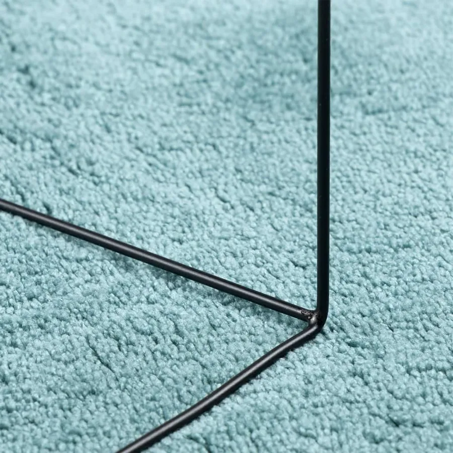Tapis OVIEDO à poils courts vert 100x200 cm - 8