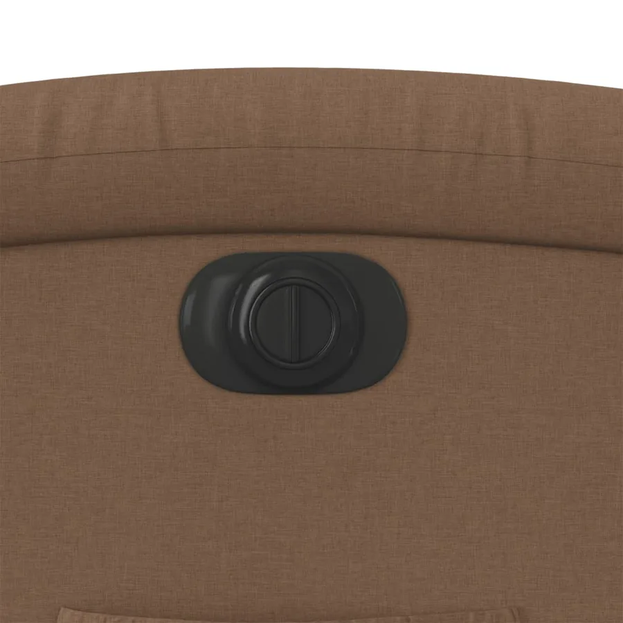 Fauteuil inclinable électrique Marron Tissu - 12