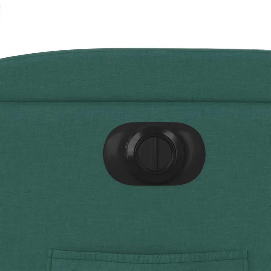 Fauteuil inclinable électrique Vert foncé Tissu - 12