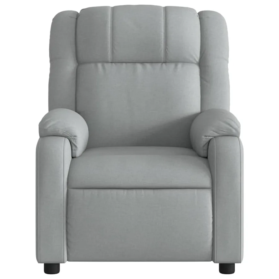 Fauteuil inclinable électrique Gris clair Tissu - 9