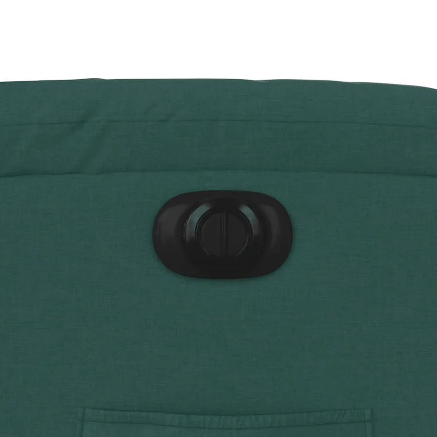 Fauteuil inclinable électrique Vert foncé Tissu - 12