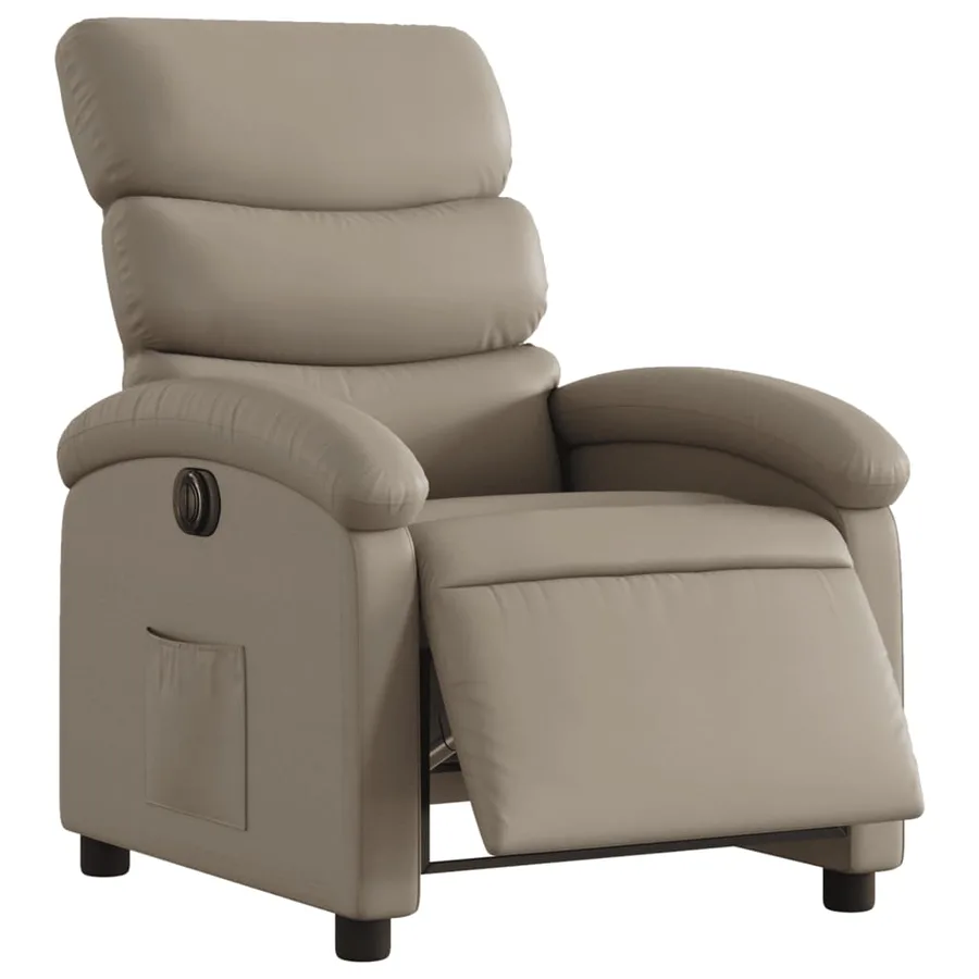 Fauteuil inclinable électrique Cappuccino Similicuir - 3