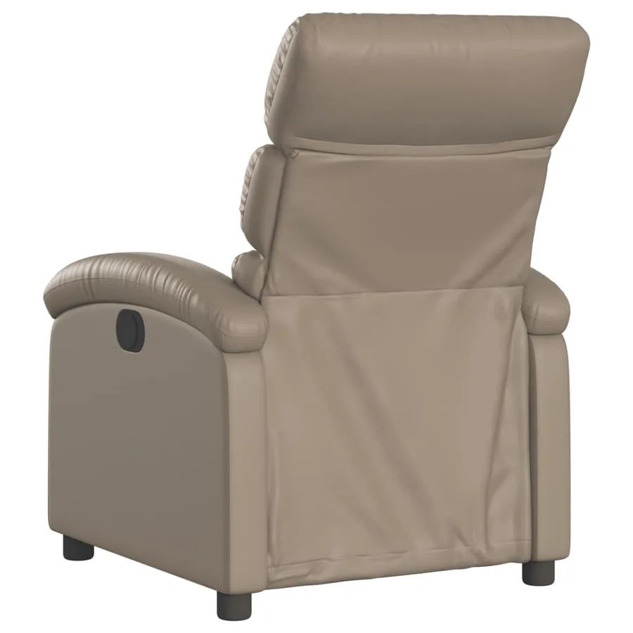 Fauteuil inclinable électrique Cappuccino Similicuir - 5