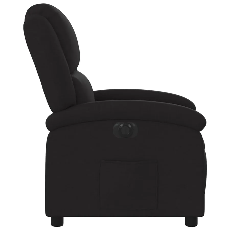 Fauteuil inclinable électrique Noir Tissu - 10