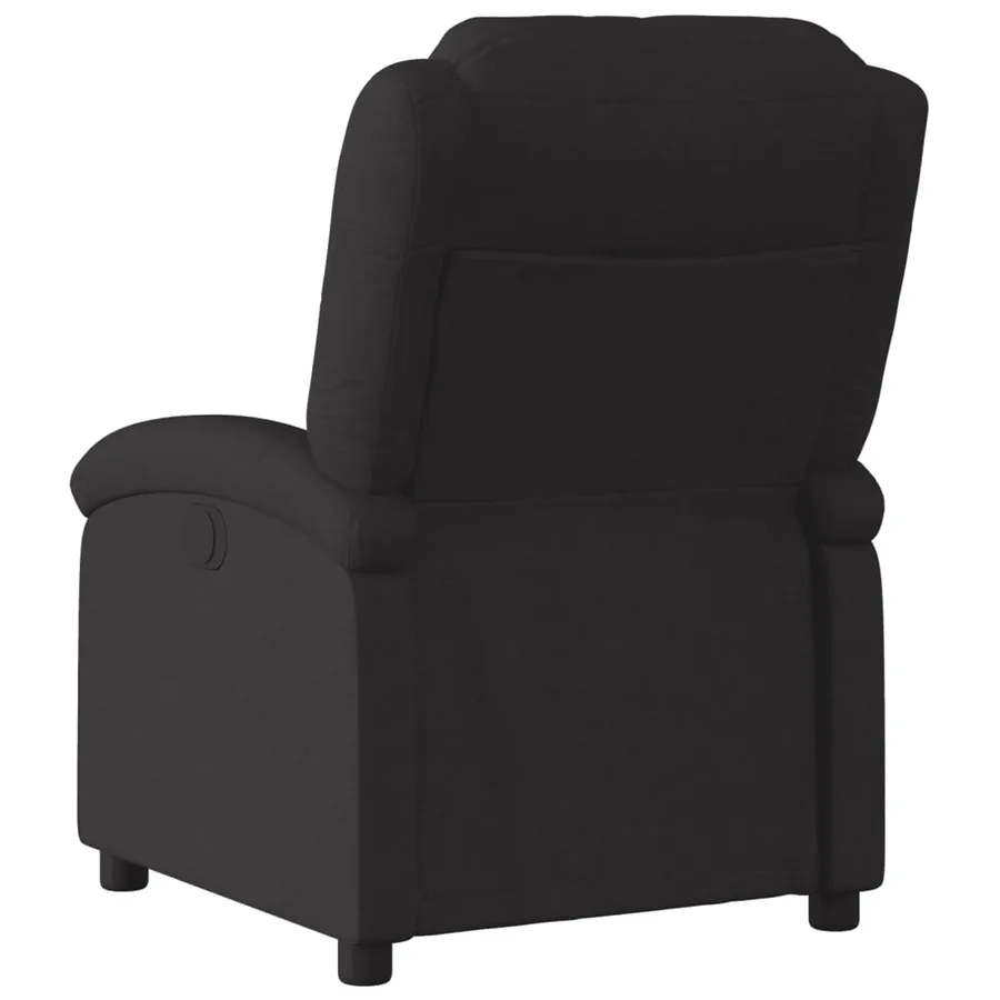 Fauteuil inclinable électrique Noir Tissu - 5
