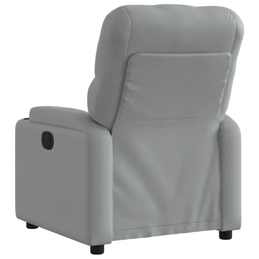 Fauteuil inclinable électrique Gris clair Tissu - 5
