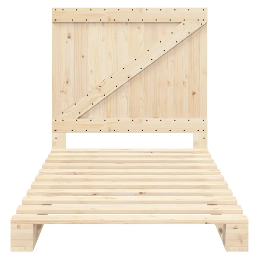 Cadre de lit sans matelas avec tête de lit 100x200 cm - 5