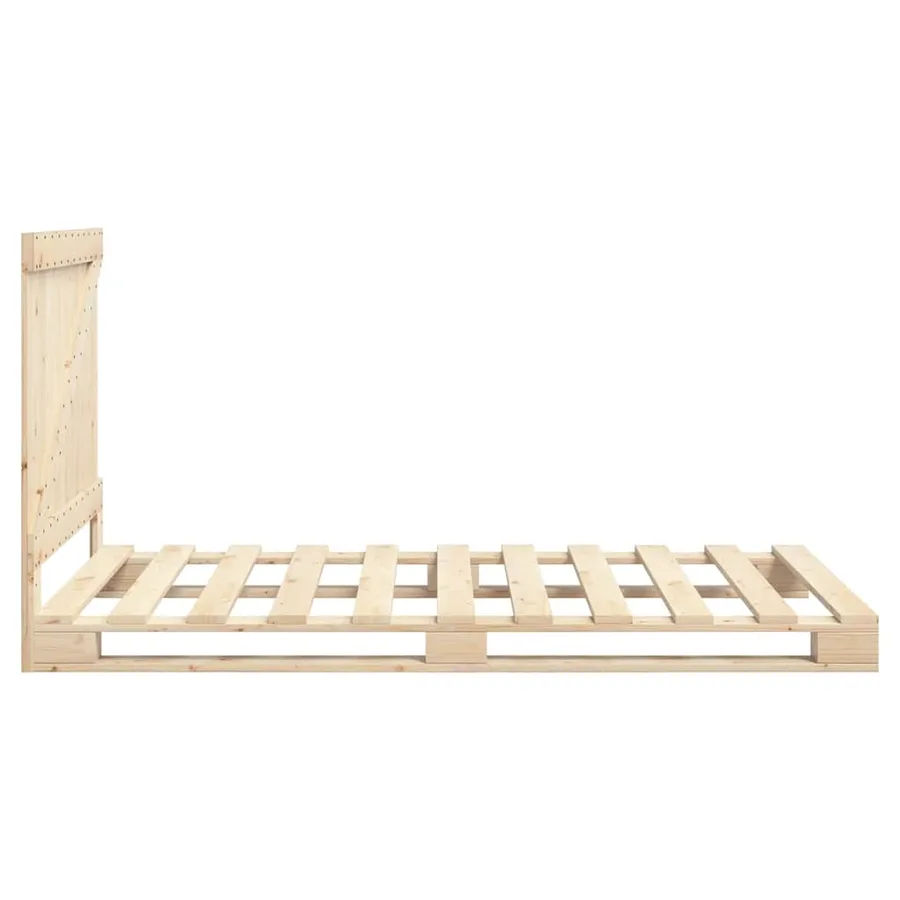 Cadre de lit sans matelas avec tête de lit 100x200 cm - 8