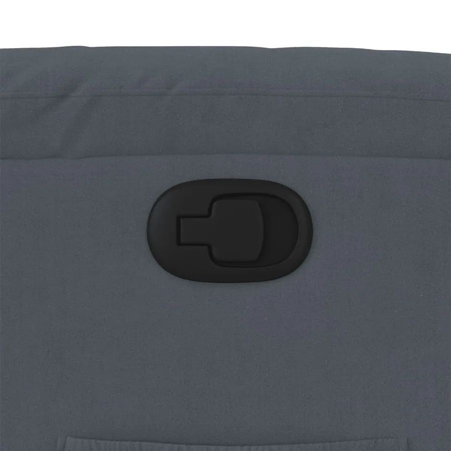Fauteuil inclinable Gris foncé Velours - 9