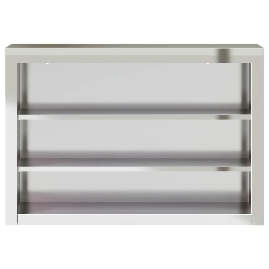 Armoire murale de cuisine avec étagères acier inoxydable - 5