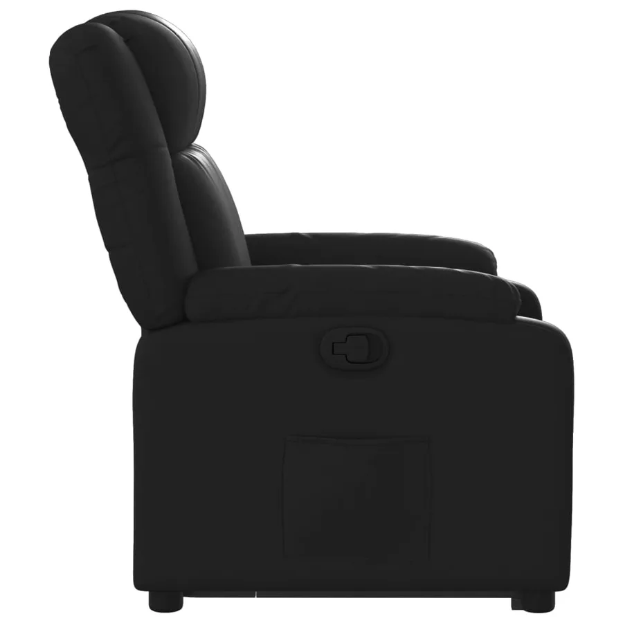 Fauteuil inclinable Noir Similicuir - 10