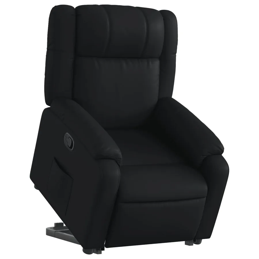 Fauteuil inclinable Noir Similicuir - 3