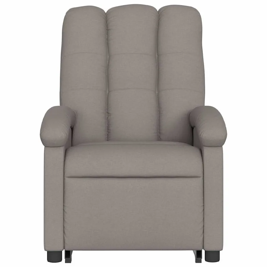 Fauteuil inclinable taupe tissu - 5