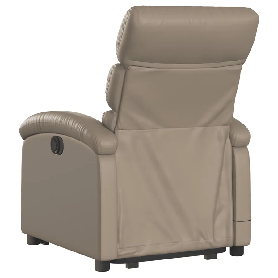 Fauteuil inclinable de massage Cappuccino Similicuir - 4