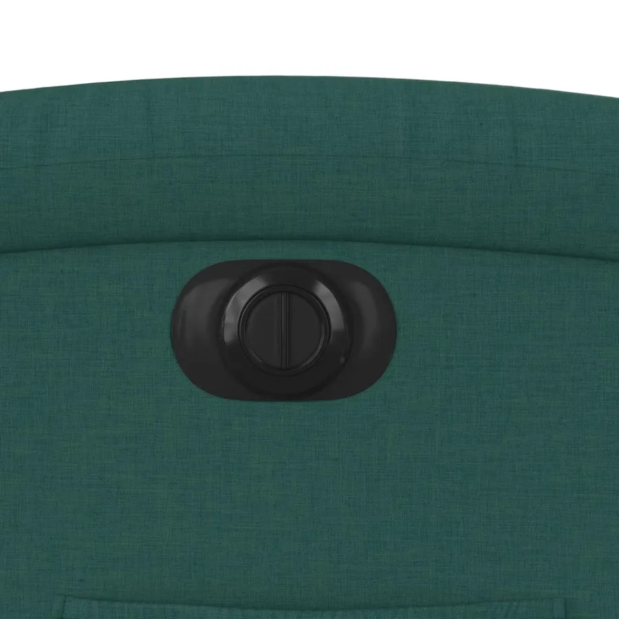 Fauteuil inclinable électrique vert foncé tissu - 13