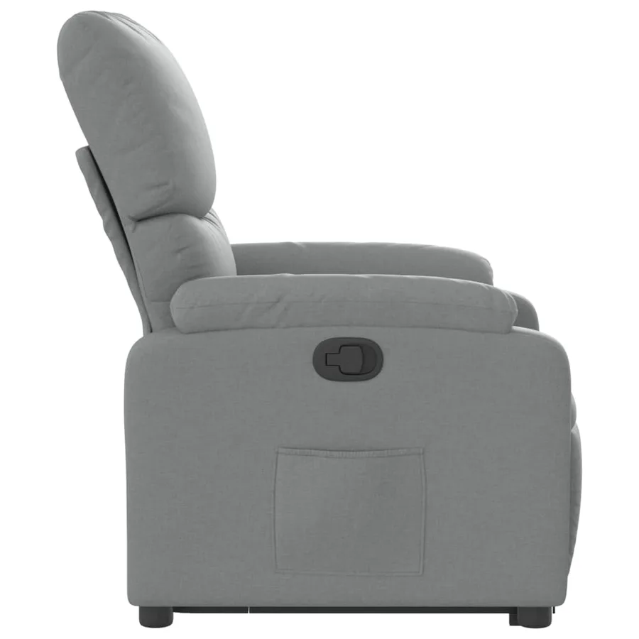 Fauteuil inclinable Gris clair Tissu - 10